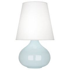 Baby Blue June Accent Lamp in Baby Blue Glazed Ceramic Color