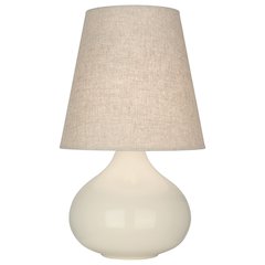 Bone June Accent Lamp in Bone Glazed Ceramic Color