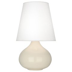 Bone June Accent Lamp in Bone Glazed Ceramic Color
