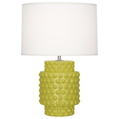 Citron Dolly Accent Lamp in Citron Glazed Textured Ceramic Color