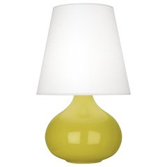 Citron June Accent Lamp in Citron Glazed Ceramic Color