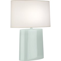 Celadon Victor Table Lamp in Celadon Glazed Ceramic Color