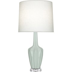 Celadon Emma Table Lamp in Celadon Glazed Ceramic Color