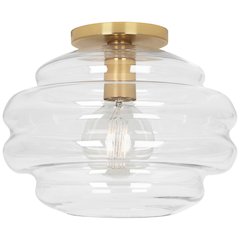 Horizon Flushmount in Modern Brass Color