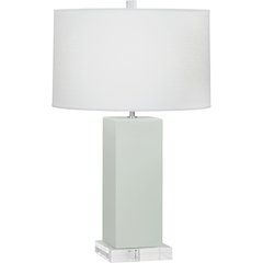 Celadon Harvey Table Lamp in Celadon Glazed Ceramic Color