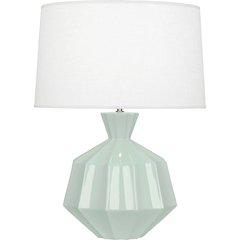Celadon Orion Table Lamp in Celadon Glazed Ceramic Color