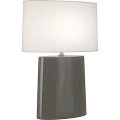 Ash Victor Table Lamp in Ash Glazed Ceramic Color