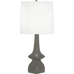 Ash Jasmine Table Lamp in Ash Glazed Ceramic Color