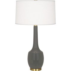 Ash Delilah Table Lamp in Ash Glazed Ceramic Color