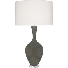 Ash Audrey Table Lamp in Ash Glazed Ceramic Color