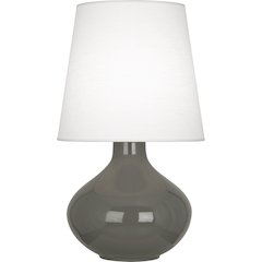 Ash June Table Lamp in Ash Glazed Ceramic Color