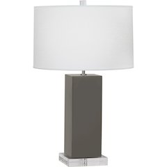 Ash Harvey Table Lamp in Ash Glazed Ceramic Color