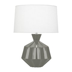 Ash Orion Table Lamp in Ash Glazed Ceramic Color