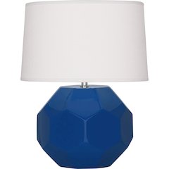 Cobalt Franklin Accent Lamp in Cobalt Glazed Ceramic Color