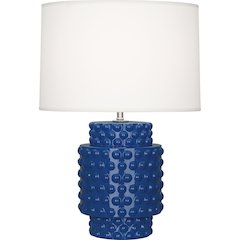 Cobalt Dolly Accent Lamp in Cobalt Glazed Textured Ceramic Color
