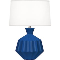 Cobalt Orion Accent Lamp in Cobalt Glazed Ceramic Color