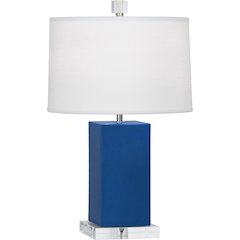 Cobalt Harvey Accent Lamp in Cobalt Glazed Ceramic Color