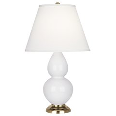 Daisy Small Double Gourd Accent Lamp in Daisy Glazed Ceramic Color