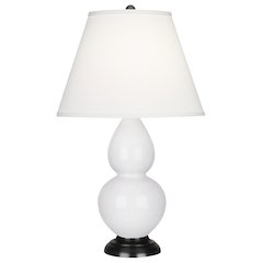 Daisy Small Double Gourd Accent Lamp in Daisy Glazed Ceramic Color
