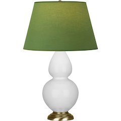 Daisy Double Gourd Table Lamp in Daisy Glazed Ceramic Color