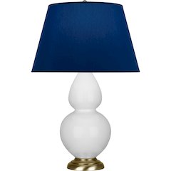 Daisy Double Gourd Table Lamp in Daisy Glazed Ceramic Color