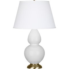 Daisy Double Gourd Table Lamp in Daisy Glazed Ceramic Color