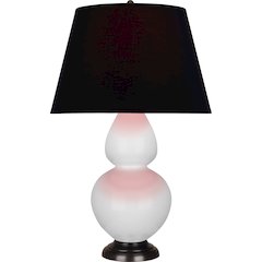 Daisy Double Gourd Table Lamp in Daisy Glazed Ceramic Color