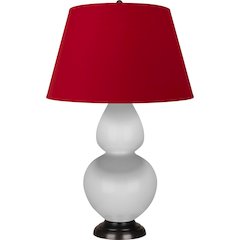 Daisy Double Gourd Table Lamp in Daisy Glazed Ceramic Color