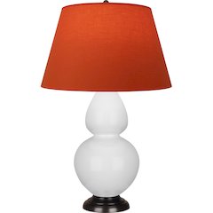 Daisy Double Gourd Table Lamp in Daisy Glazed Ceramic Color