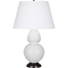Daisy Double Gourd Table Lamp in Daisy Glazed Ceramic Color