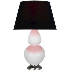 Daisy Double Gourd Table Lamp in Daisy Glazed Ceramic Color