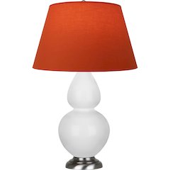 Daisy Double Gourd Table Lamp in Daisy Glazed Ceramic Color