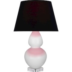 Daisy Double Gourd Table Lamp in Daisy Glazed Ceramic Color