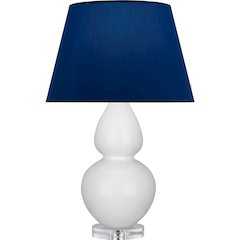 Daisy Double Gourd Table Lamp in Daisy Glazed Ceramic Color