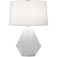Daisy Delta Table Lamp in Daisy Glazed Ceramic Color