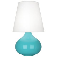 Egg Blue June Accent Lamp in Egg Blue Glazed Ceramic Color