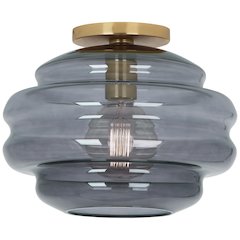 Horizon Flushmount in Modern Brass Color