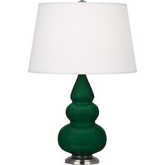 Jungle Small Triple Gourd Accent Lamp in Jungle Glazed Ceramic Color