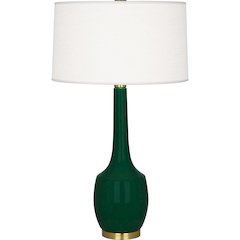 Jungle Delilah Table Lamp in Jungle Glazed Ceramic Color