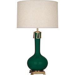 Jungle Athena Table Lamp in Jungle Glazed Ceramic Color