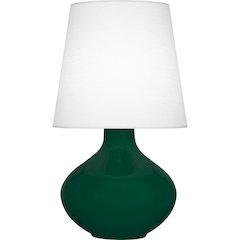 Jungle June Table Lamp in Jungle Glazed Ceramic Color