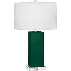 Jungle Harvey Table Lamp in Jungle Glazed Ceramic Color