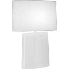 Lily Victor Table Lamp in Lily Glazed Ceramic Color