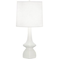 Lily Jasmine Table Lamp in Lily Glazed Ceramic Color