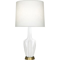 Lily Emma Table Lamp in Lily Glazed Ceramic Color