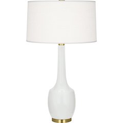 Lily Delilah Table Lamp in Lily Glazed Ceramic Color