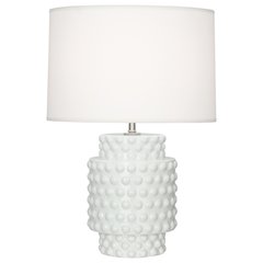 Lily Dolly Accent Lamp in Lily Glazed Textured Ceramic Color