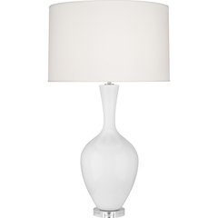 Lily Audrey Table Lamp in Lily Glazed Ceramic Color