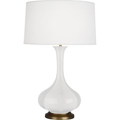 Lily Pike Table Lamp in Lily Glazed Ceramic Color
