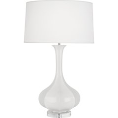 Lily Pike Table Lamp in Lily Glazed Ceramic Color